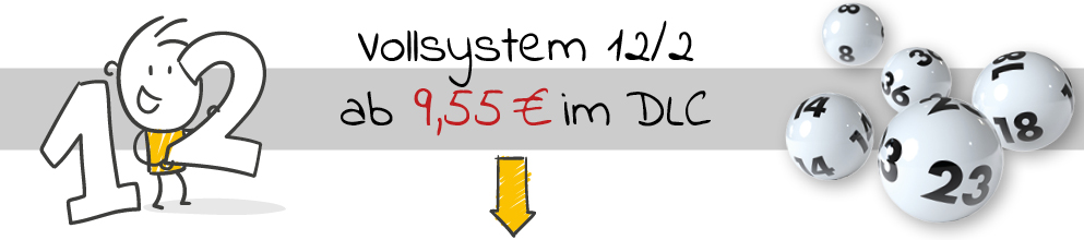 Euromillions-Vollsystem 12/2 für die Euromillionen
