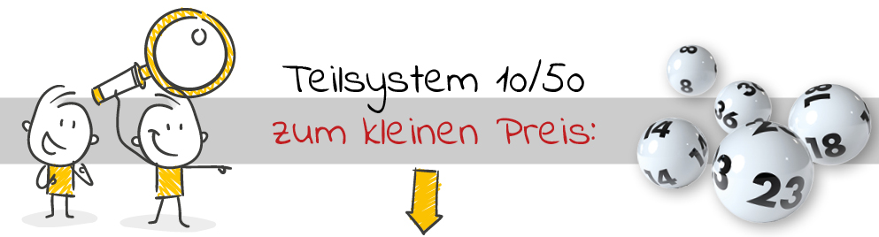 Das Lotto-Teilsystem 10-50