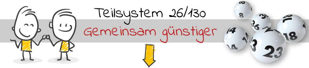 Das Lotto-Teilsystem 26/130, VEW 626