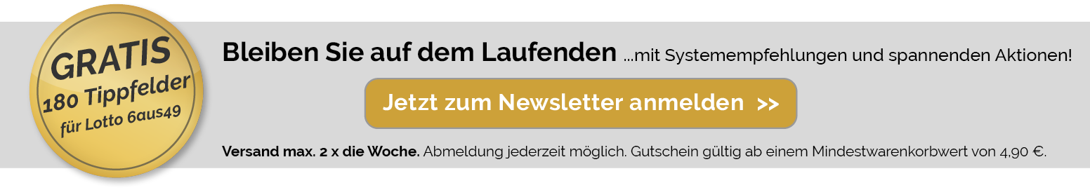 Das Lotto-Teilsystem 26/130, System VEW 626, für gute Chancen.